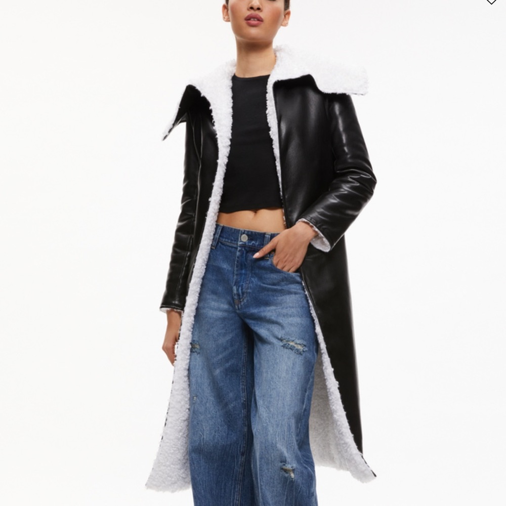 New Alice and Olivia reversible Shan coat - Picture 4 of 12